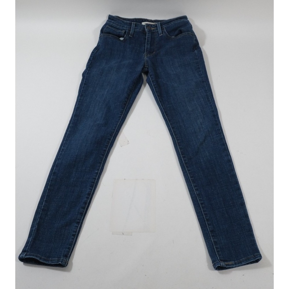 Levi's Jeans Women 25 Blue 721 High Rise Skinny Dark Wash Denim Stretch Pants